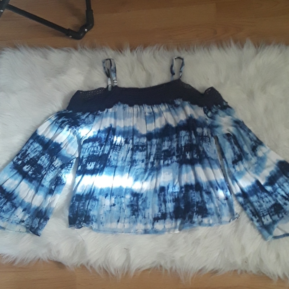 Ocean blue crop top